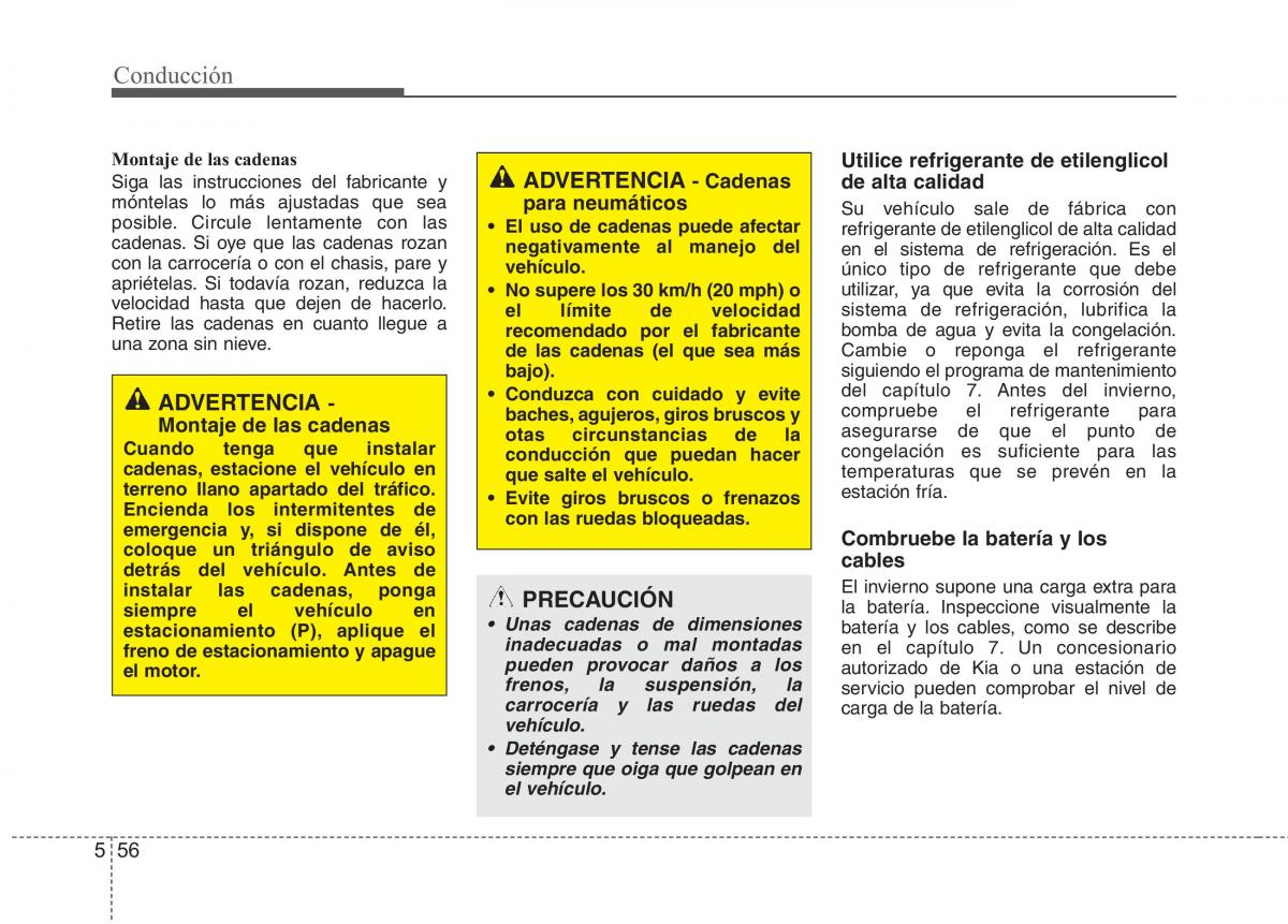 KIA Picanto II 2 manual del propietario / page 317