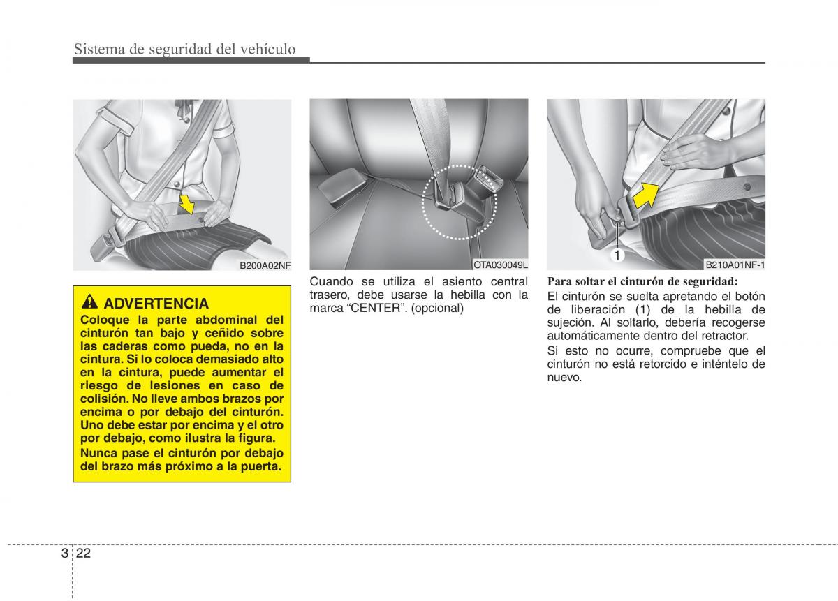 KIA Picanto II 2 manual del propietario / page 33