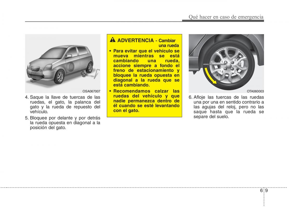 KIA Picanto II 2 manual del propietario / page 337