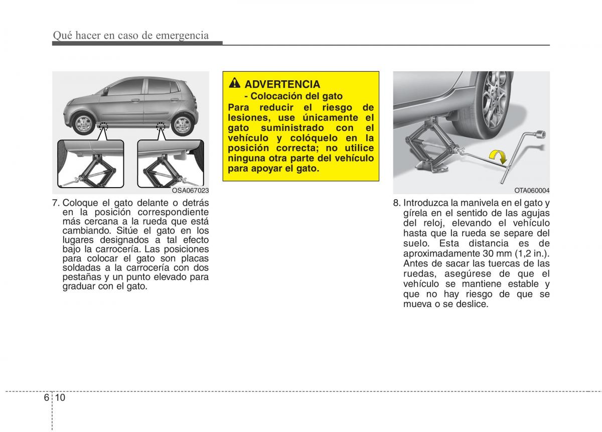 KIA Picanto II 2 manual del propietario / page 338