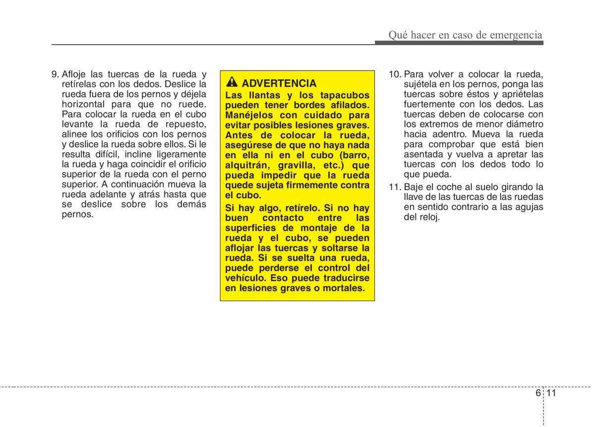 KIA Picanto II 2 manual del propietario / page 339