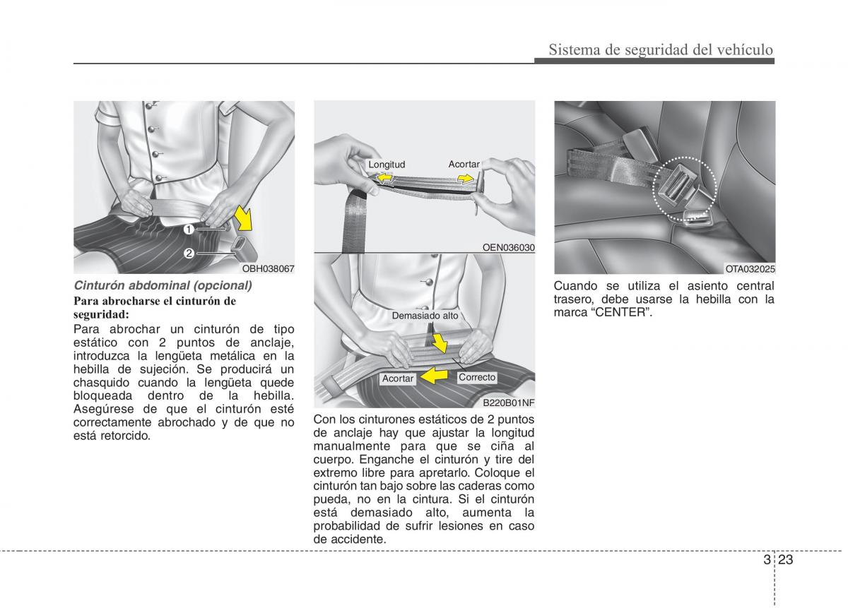 KIA Picanto II 2 manual del propietario / page 34