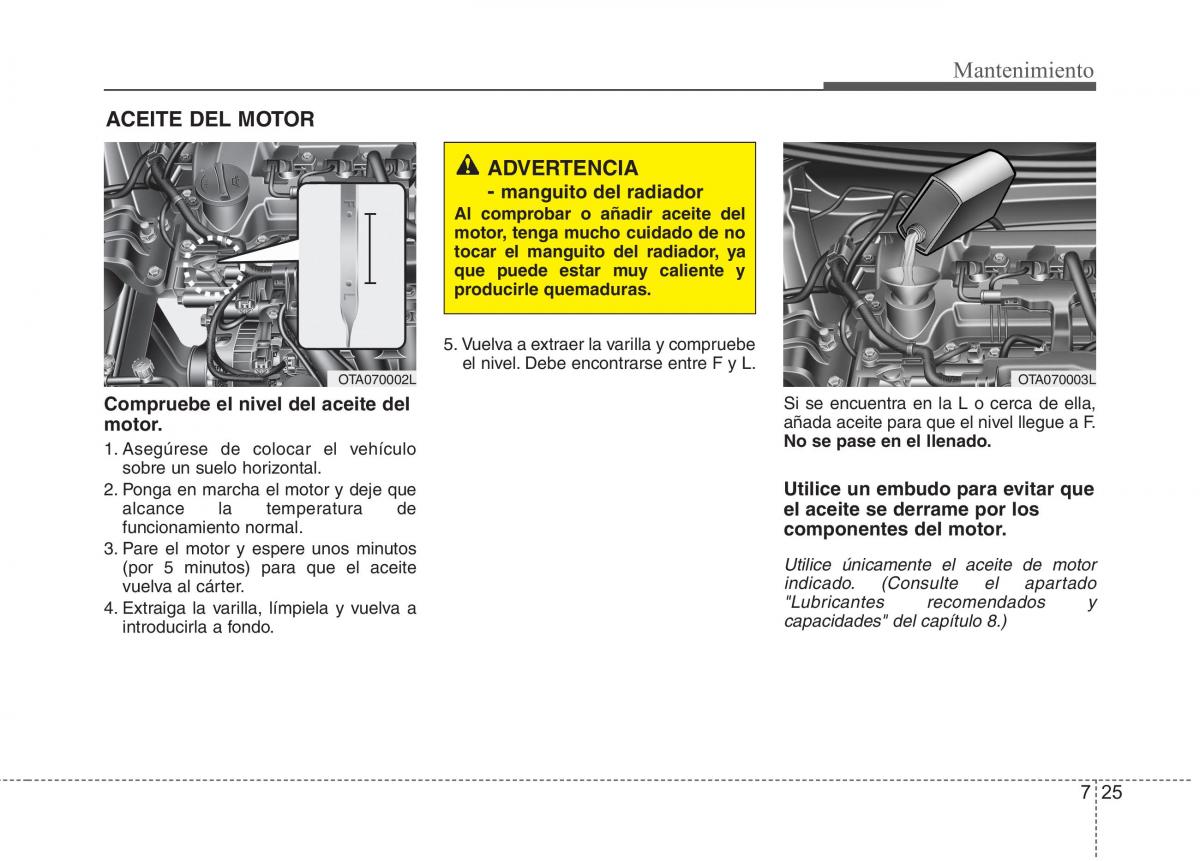 KIA Picanto II 2 manual del propietario / page 379