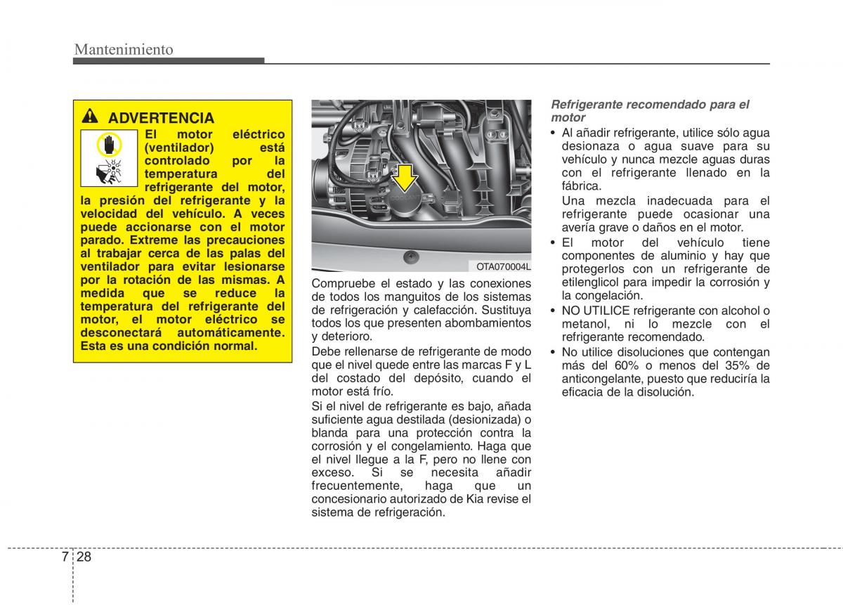 KIA Picanto II 2 manual del propietario / page 382