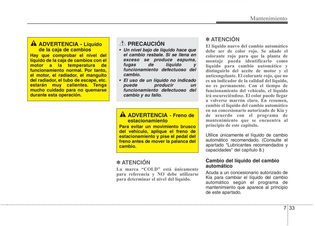 KIA Picanto II 2 manual del propietario / page 387