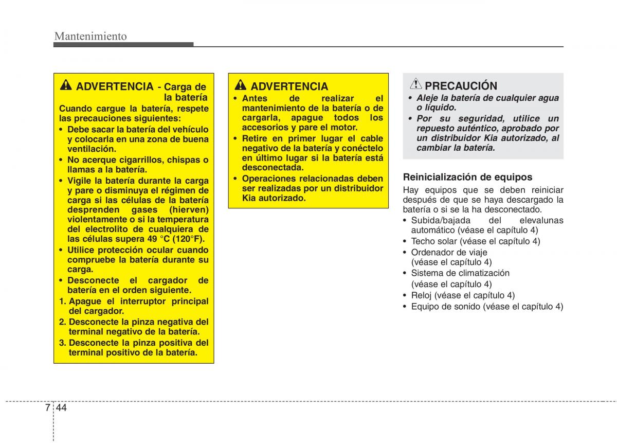 KIA Picanto II 2 manual del propietario / page 398