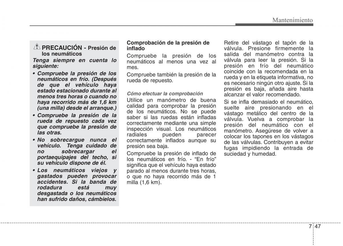 KIA Picanto II 2 manual del propietario / page 401