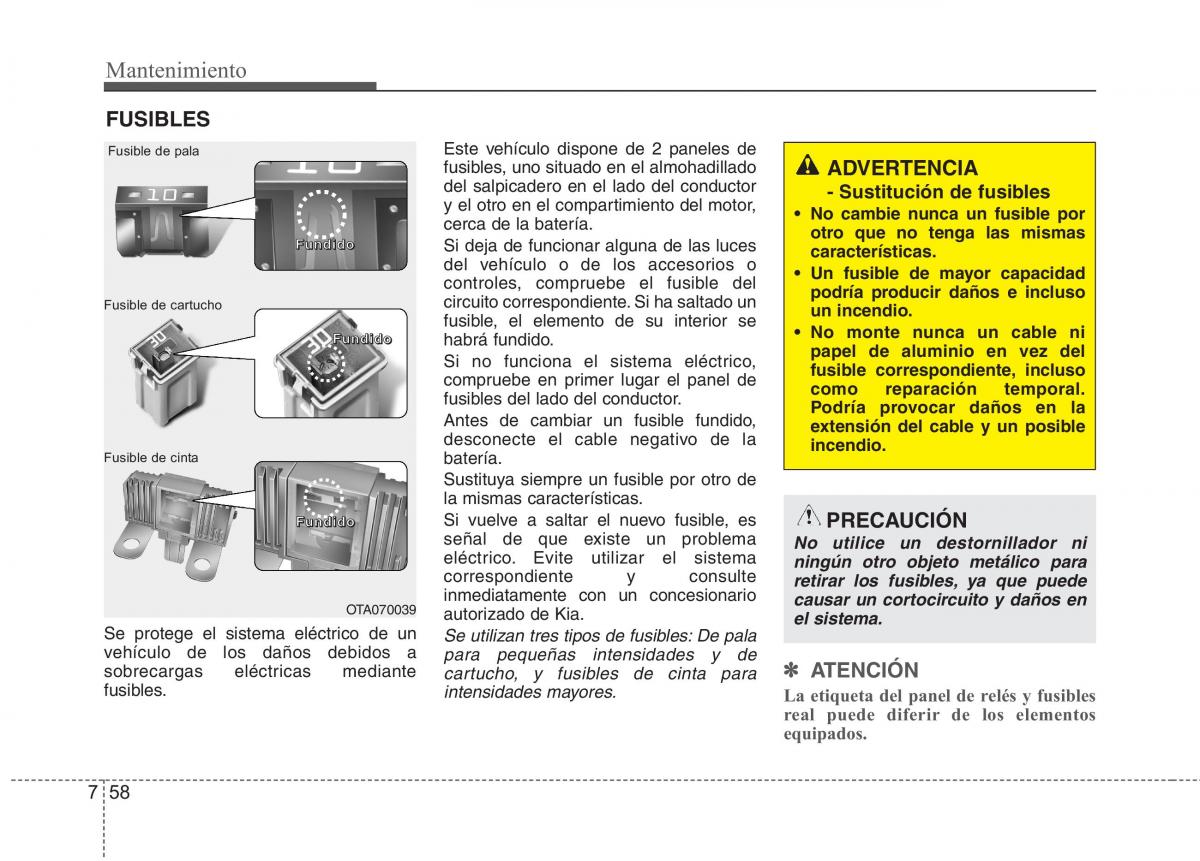 KIA Picanto II 2 manual del propietario / page 412