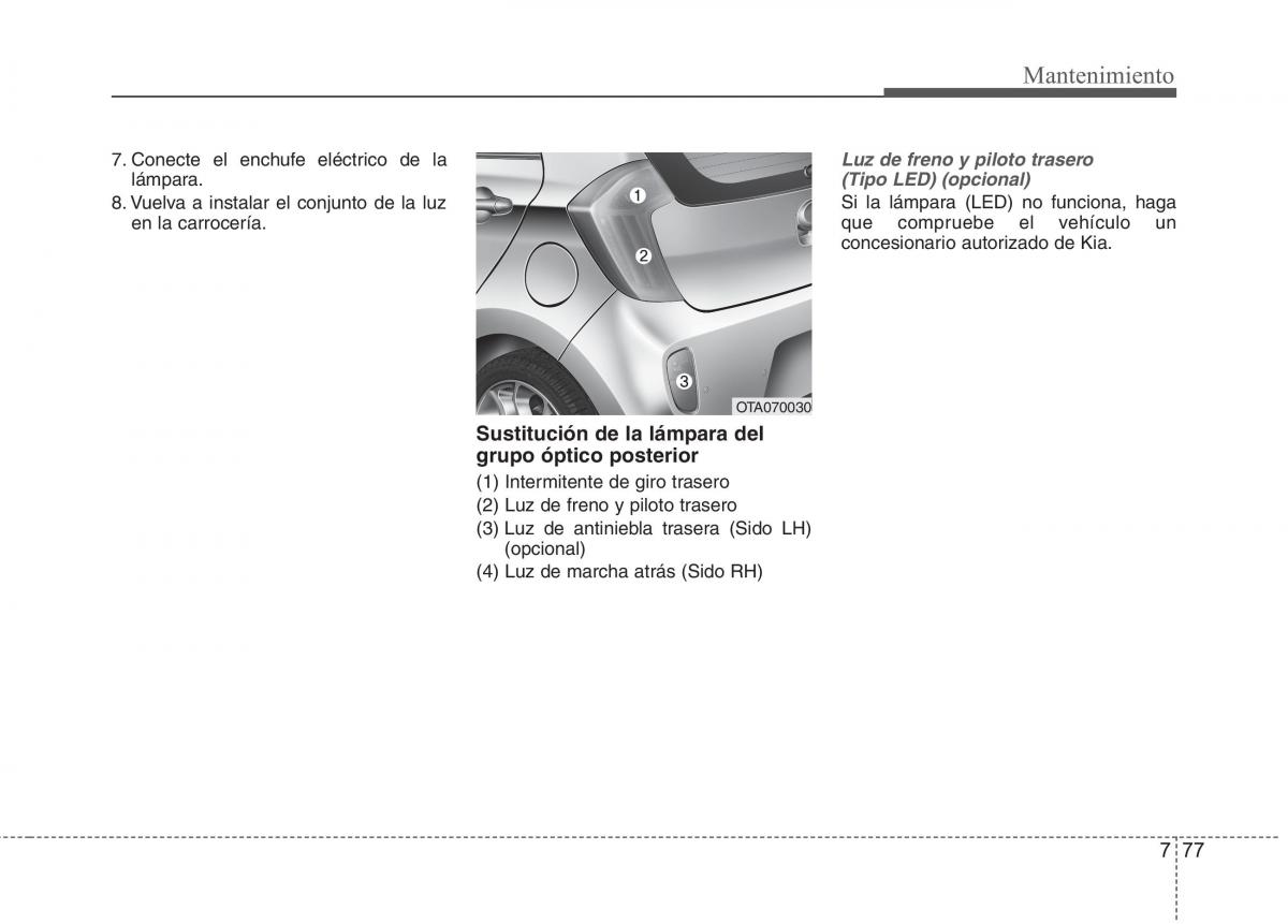 KIA Picanto II 2 manual del propietario / page 431