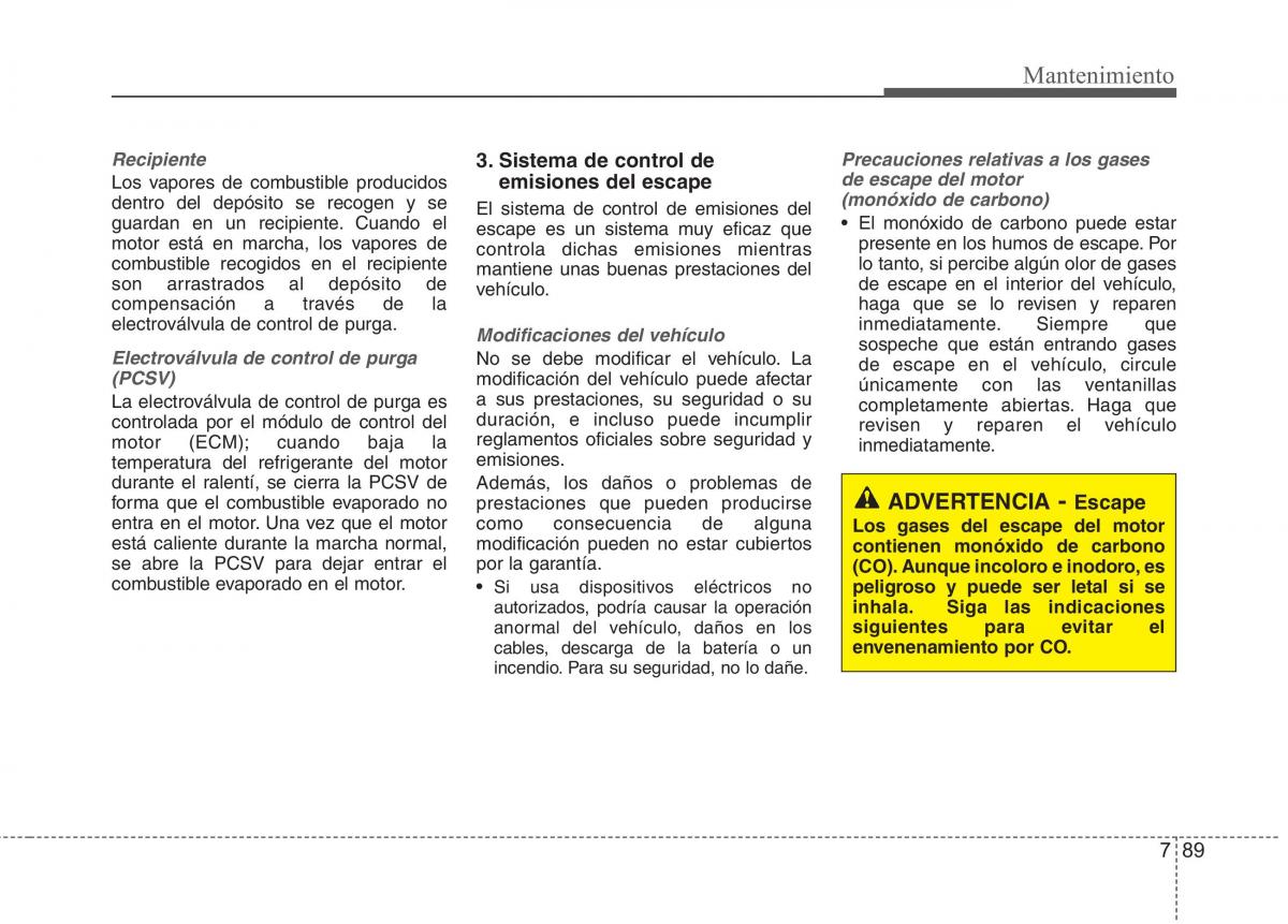 KIA Picanto II 2 manual del propietario / page 443