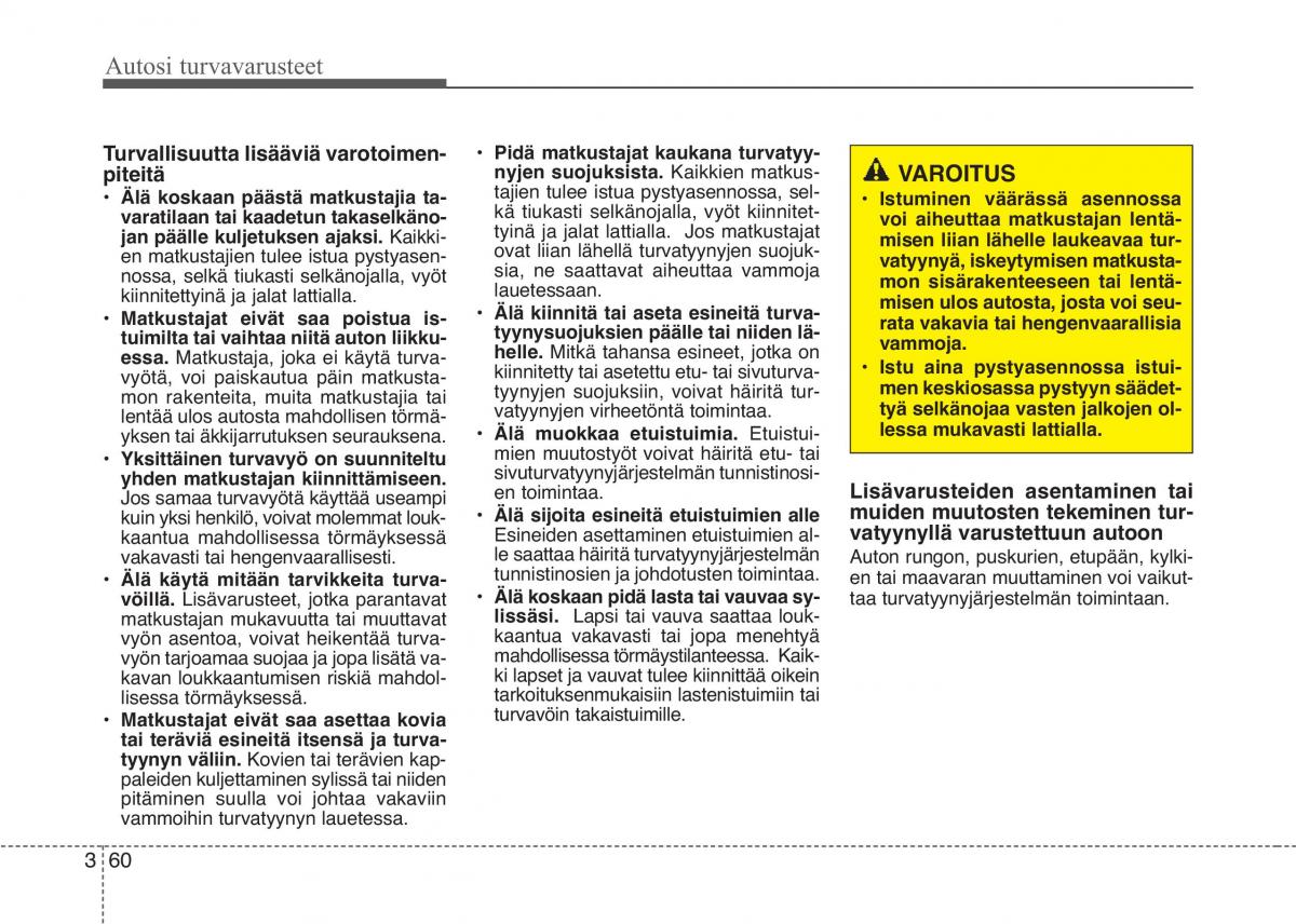 KIA Picanto II 2 omistajan kasikirja / page 73