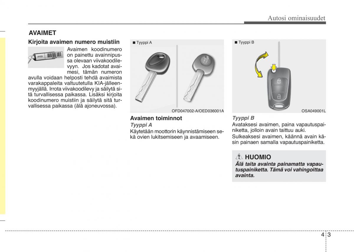 KIA Picanto II 2 omistajan kasikirja / page 77