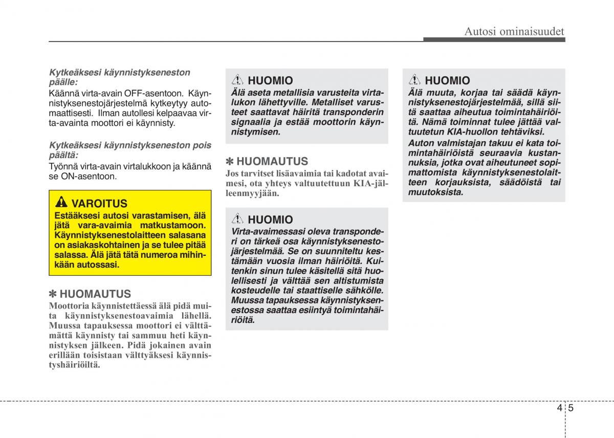 KIA Picanto II 2 omistajan kasikirja / page 79