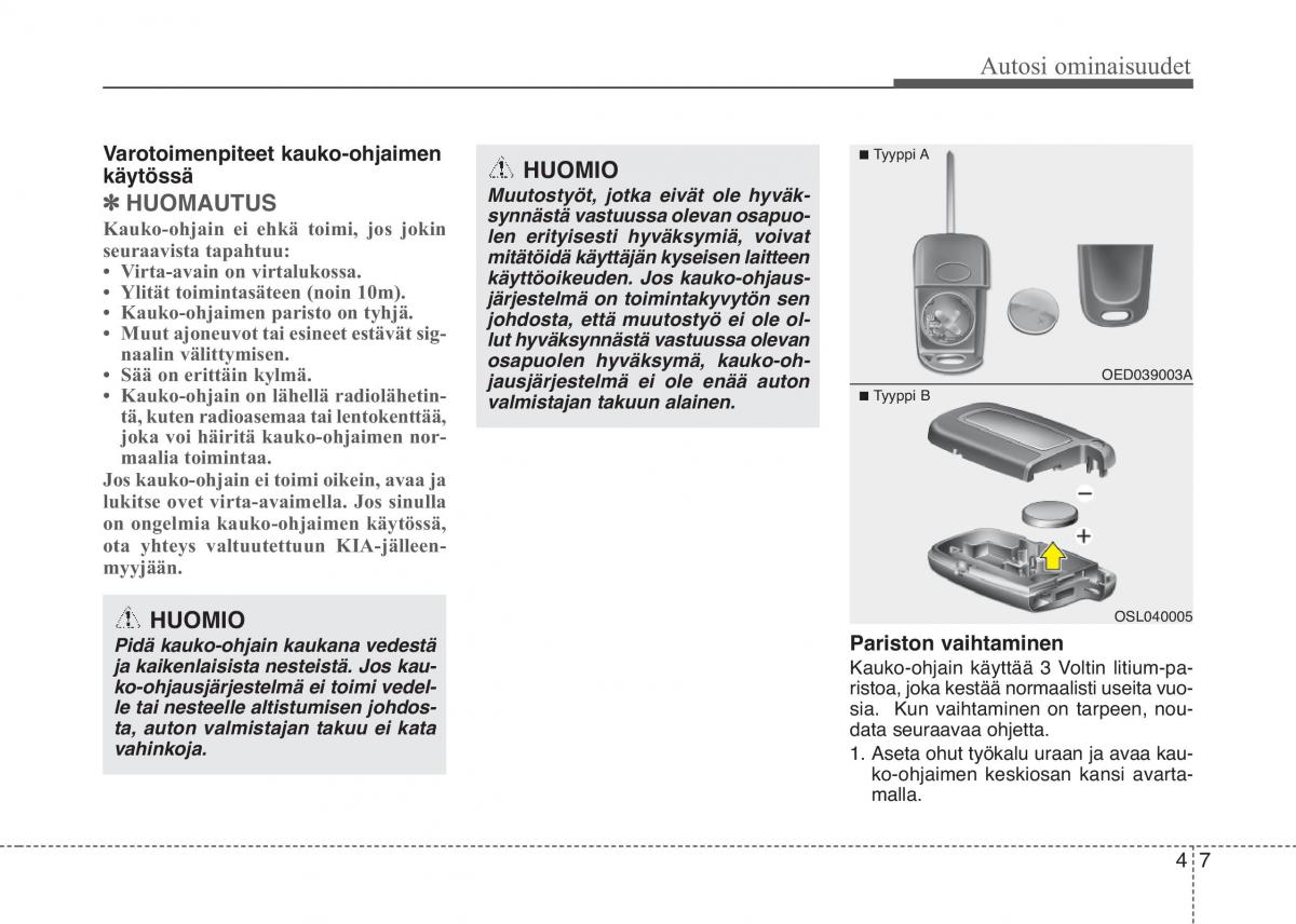 KIA Picanto II 2 omistajan kasikirja / page 81