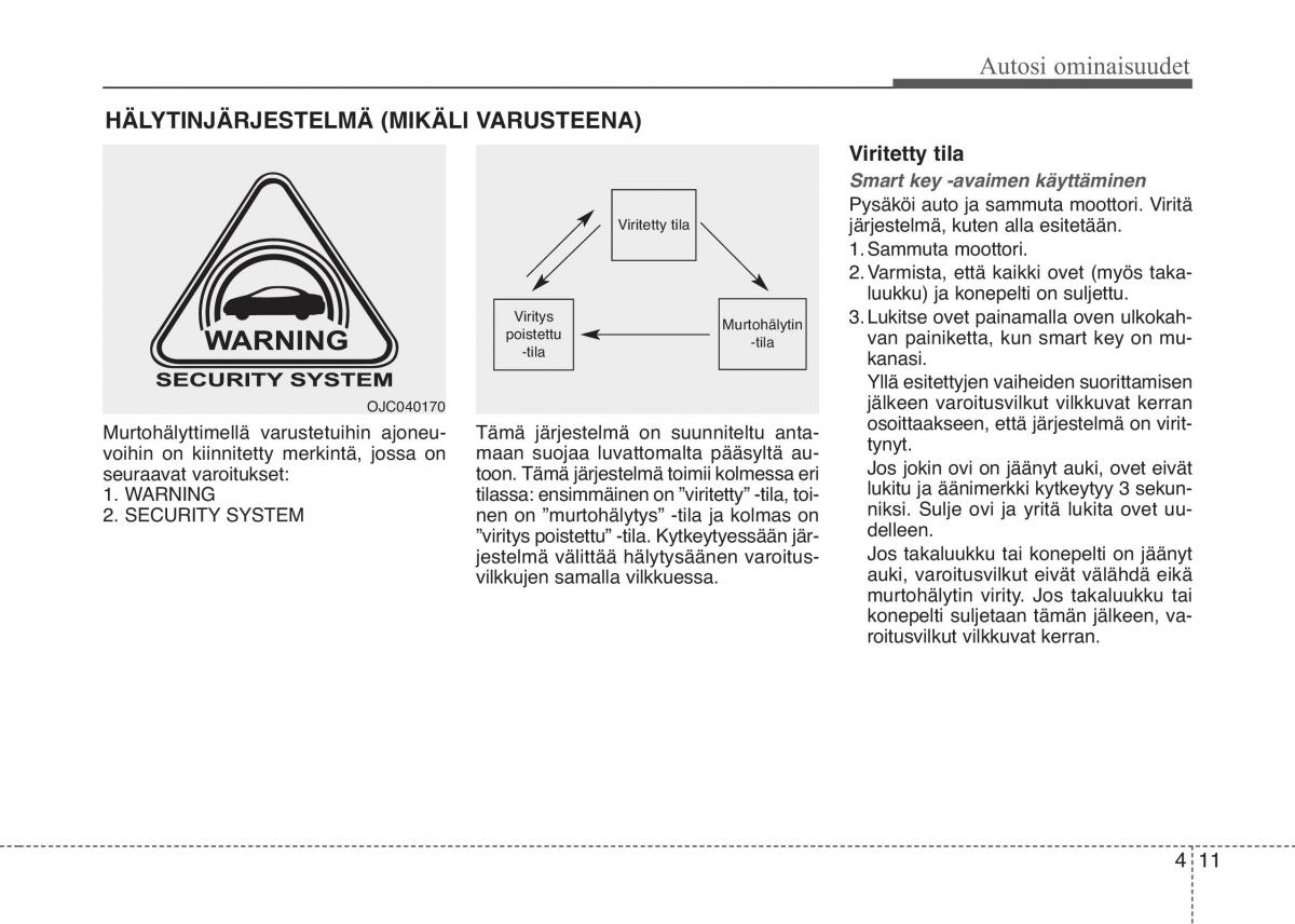 KIA Picanto II 2 omistajan kasikirja / page 85