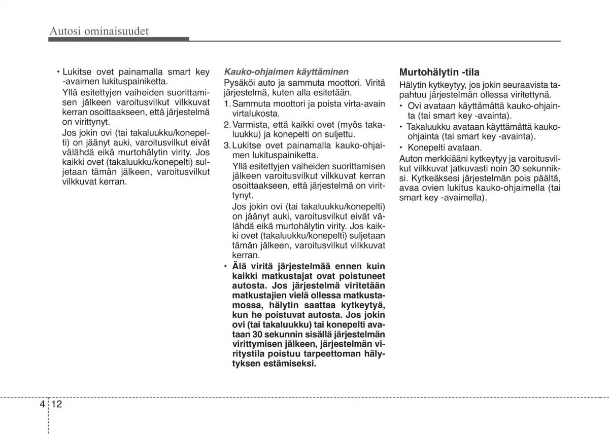 KIA Picanto II 2 omistajan kasikirja / page 86