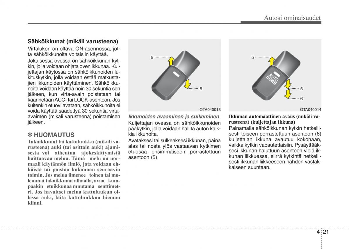 KIA Picanto II 2 omistajan kasikirja / page 95