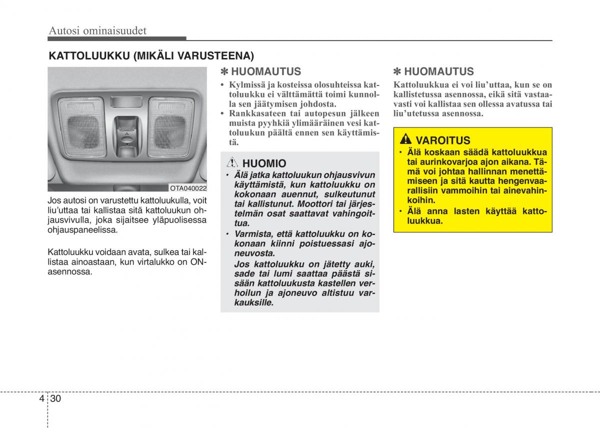 KIA Picanto II 2 omistajan kasikirja / page 104