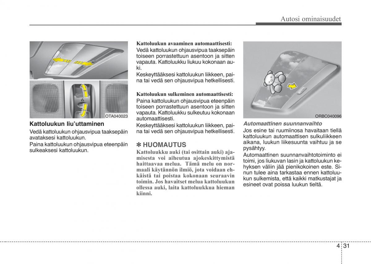 KIA Picanto II 2 omistajan kasikirja / page 105