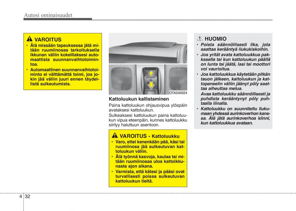 KIA Picanto II 2 omistajan kasikirja / page 106