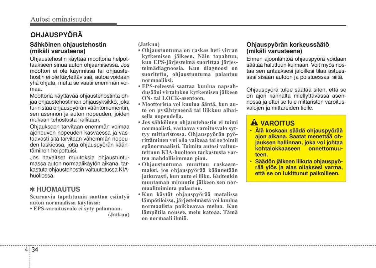 KIA Picanto II 2 omistajan kasikirja / page 108