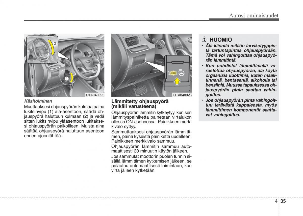 KIA Picanto II 2 omistajan kasikirja / page 109