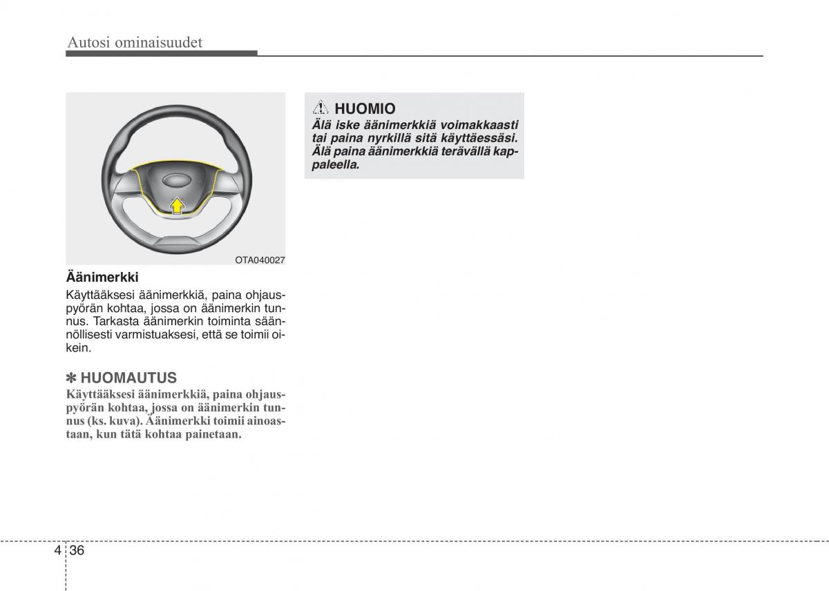 KIA Picanto II 2 omistajan kasikirja / page 110