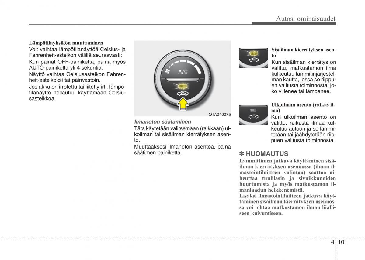 KIA Picanto II 2 omistajan kasikirja / page 175