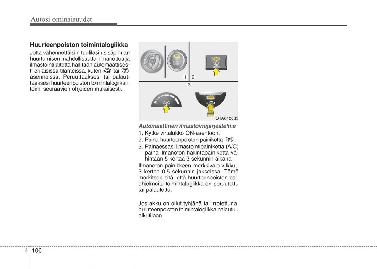 KIA Picanto II 2 omistajan kasikirja / page 180