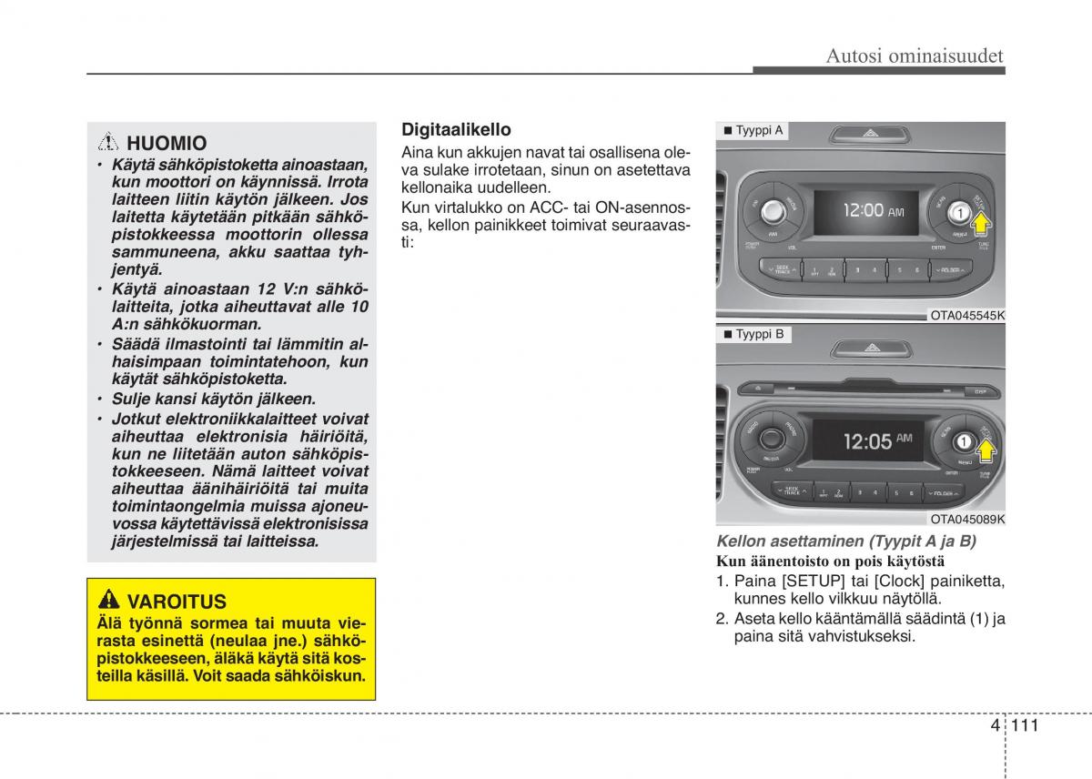 KIA Picanto II 2 omistajan kasikirja / page 185