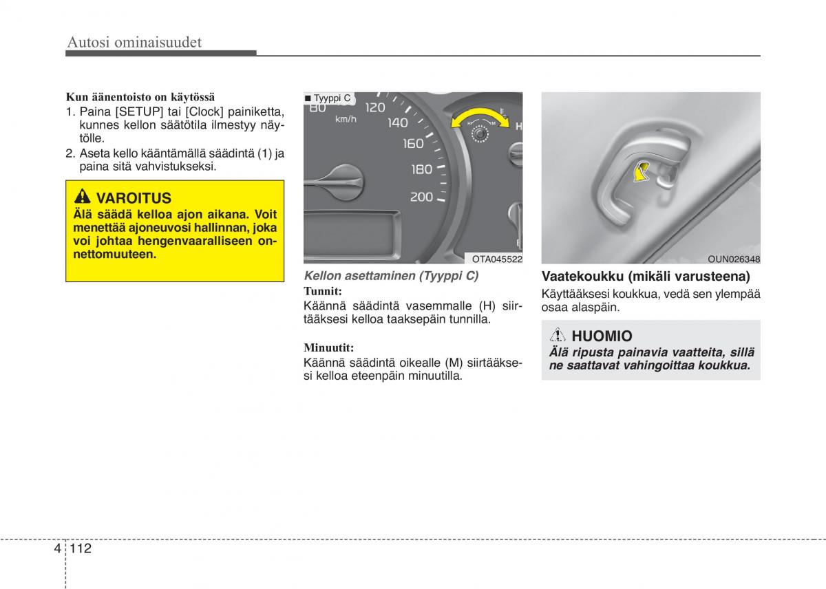 KIA Picanto II 2 omistajan kasikirja / page 186