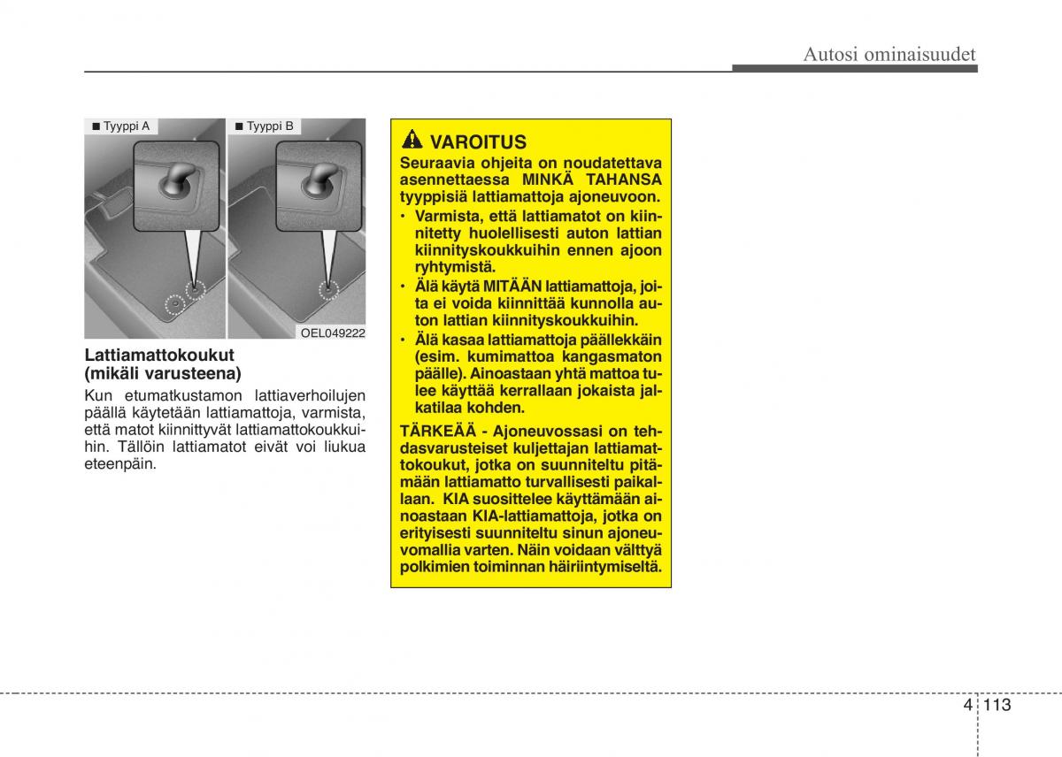 KIA Picanto II 2 omistajan kasikirja / page 187