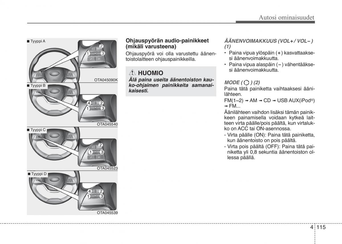 KIA Picanto II 2 omistajan kasikirja / page 189