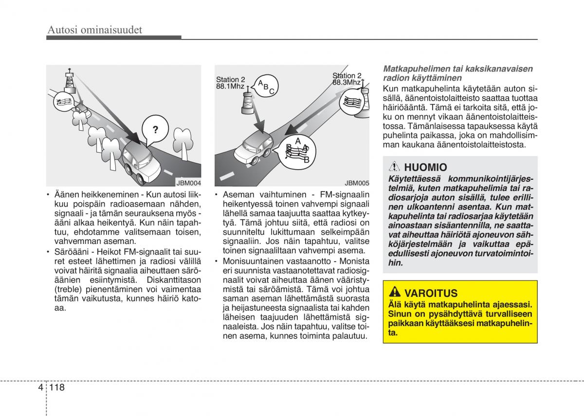 KIA Picanto II 2 omistajan kasikirja / page 192