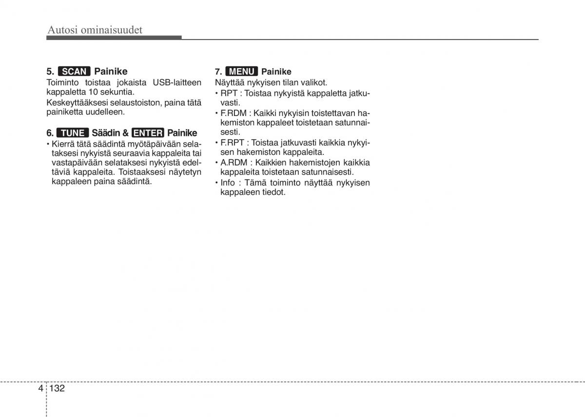 KIA Picanto II 2 omistajan kasikirja / page 206