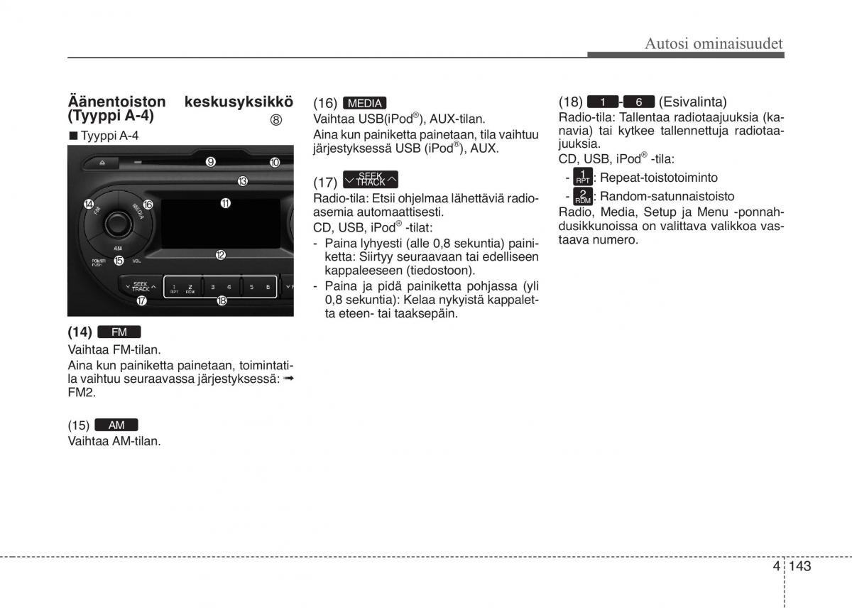 KIA Picanto II 2 omistajan kasikirja / page 217