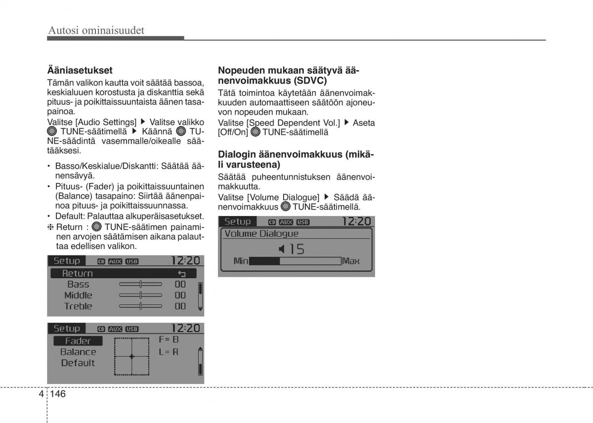 KIA Picanto II 2 omistajan kasikirja / page 220