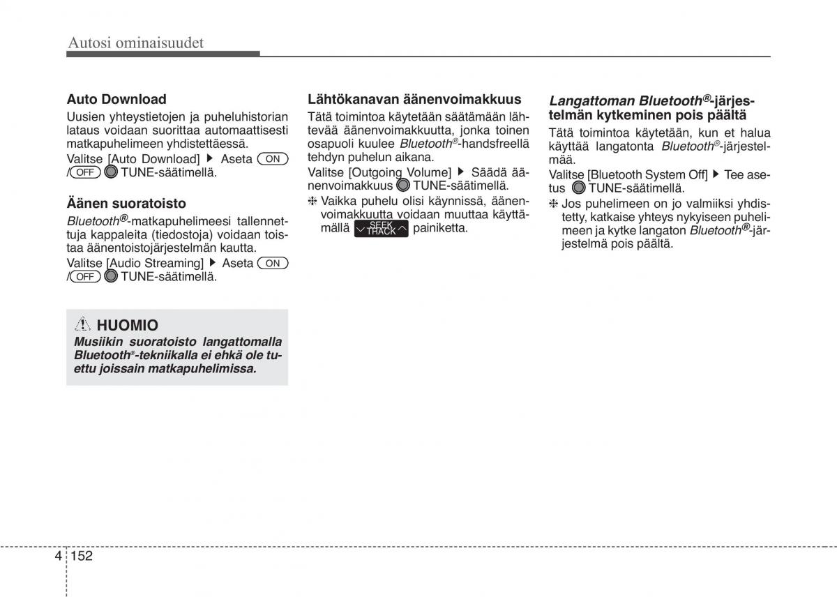 KIA Picanto II 2 omistajan kasikirja / page 226