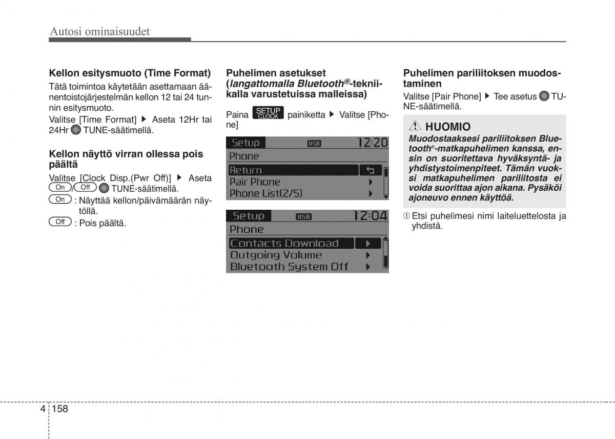 KIA Picanto II 2 omistajan kasikirja / page 232