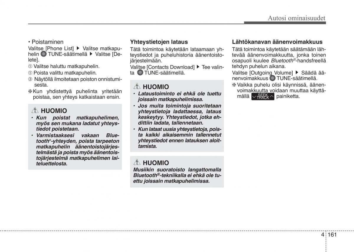 KIA Picanto II 2 omistajan kasikirja / page 235