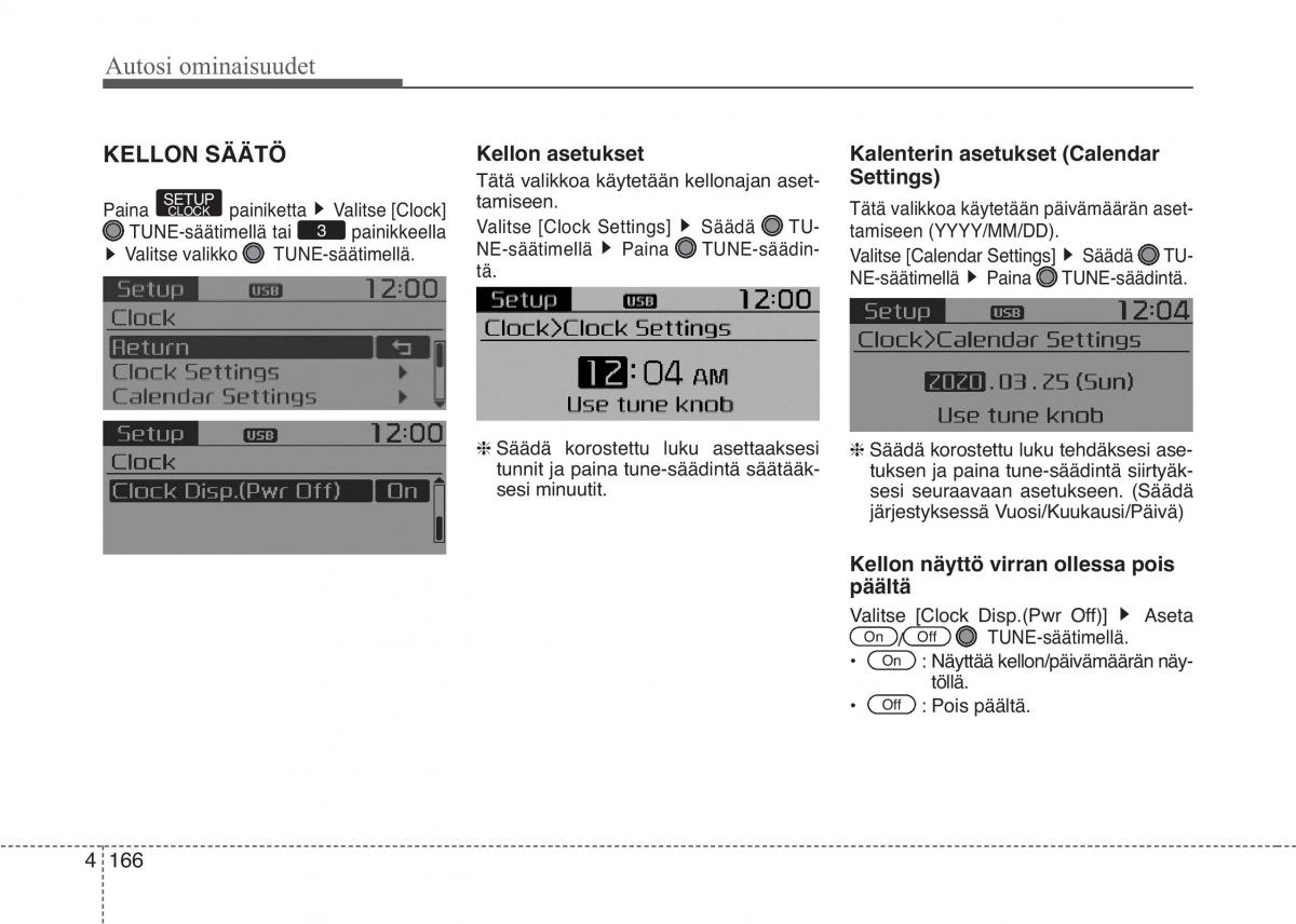 KIA Picanto II 2 omistajan kasikirja / page 240