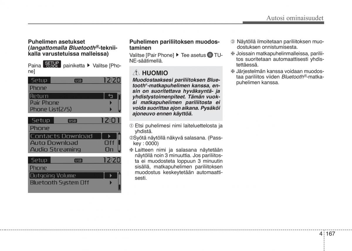 KIA Picanto II 2 omistajan kasikirja / page 241