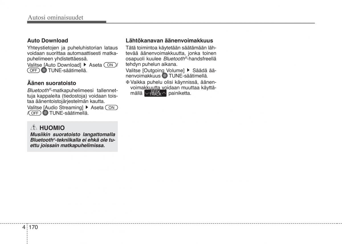 KIA Picanto II 2 omistajan kasikirja / page 244