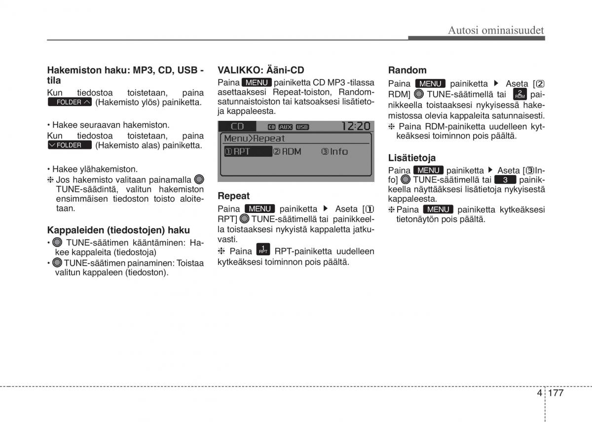 KIA Picanto II 2 omistajan kasikirja / page 251