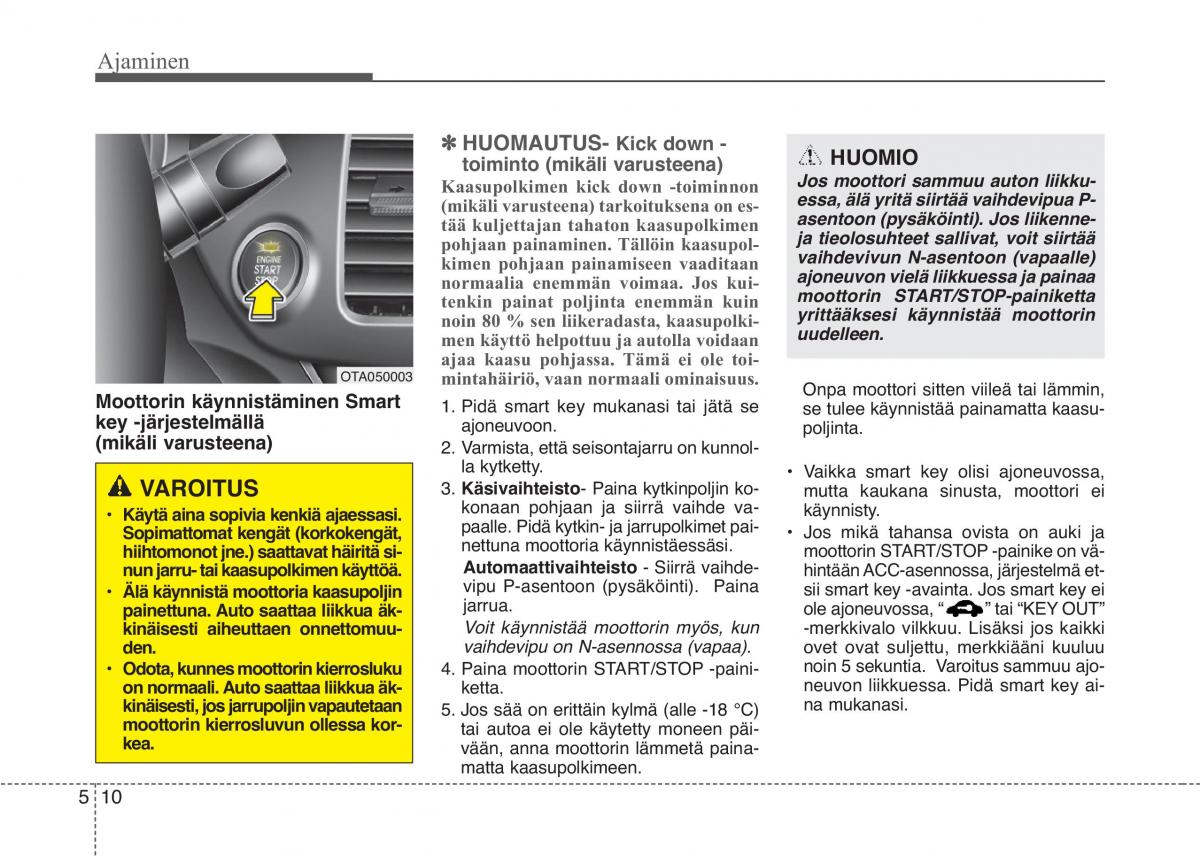 KIA Picanto II 2 omistajan kasikirja / page 284