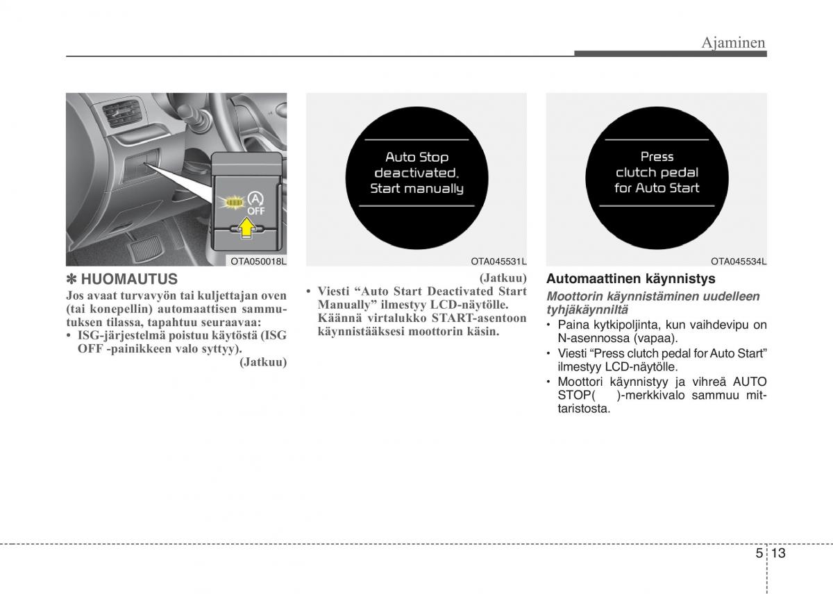 KIA Picanto II 2 omistajan kasikirja / page 287