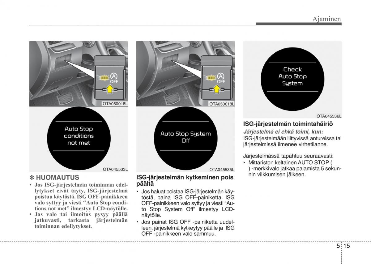 KIA Picanto II 2 omistajan kasikirja / page 289