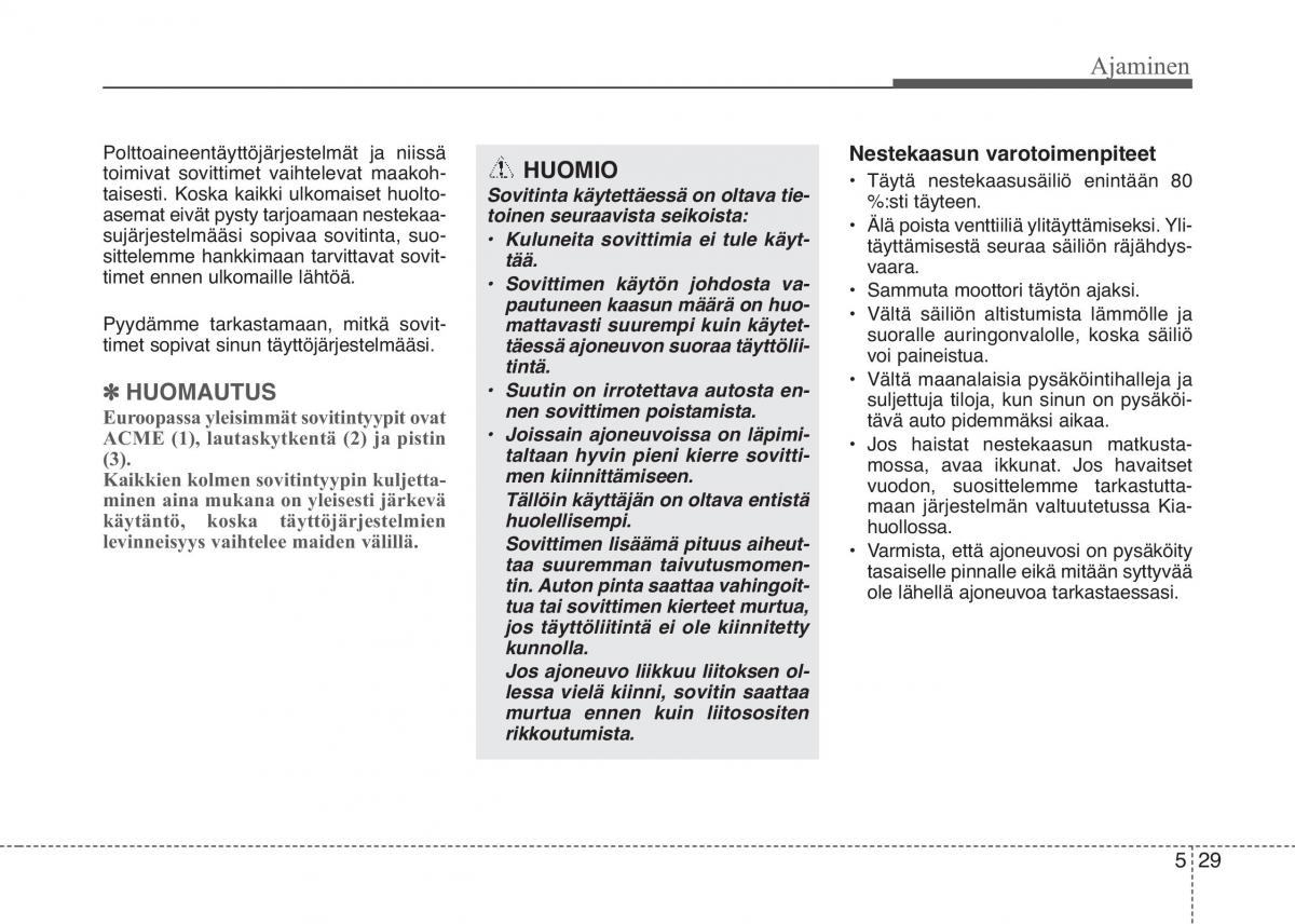 KIA Picanto II 2 omistajan kasikirja / page 303