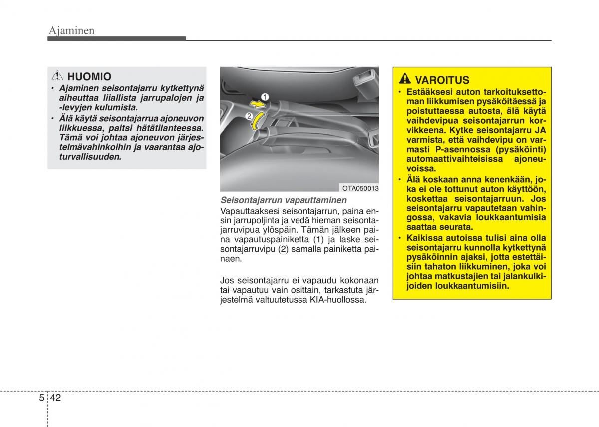 KIA Picanto II 2 omistajan kasikirja / page 316