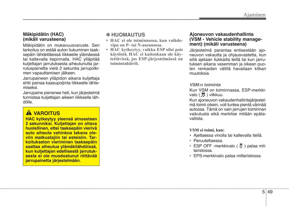 KIA Picanto II 2 omistajan kasikirja / page 323